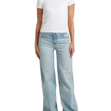 Jeans G11 wide leg denim chiaro