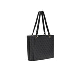 Borsa tote Noelle coal logo nero