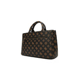 Borsa a mano Luxury Dorys moka logo