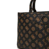 Borsa a mano Luxury Dorys moka logo