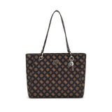 Borsa tote Noelle logo moka