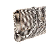 Pochette Zalina strass argento