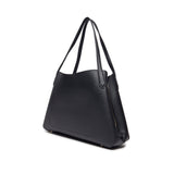 Borsa a spalla Sora coal logo nero