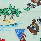 Boxer mare stampa fantasia tropicale