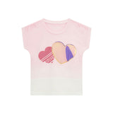 T-shirt maniche corte dip eye rosa