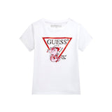 T-shirt stampa serpente cartoon bianco