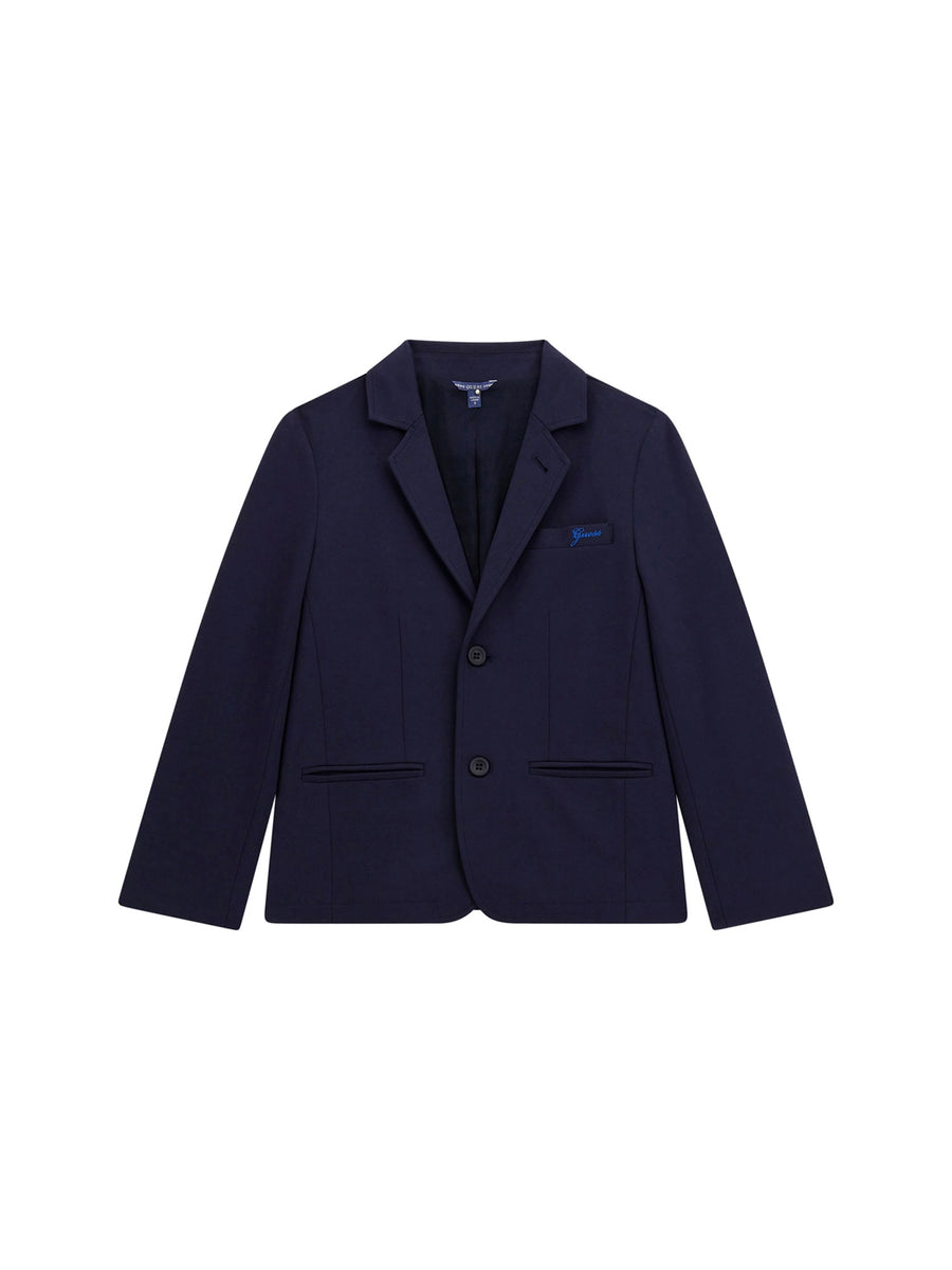 Giacca elegante con bottoni blu