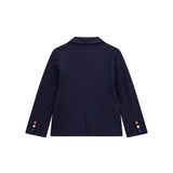 Giacca elegante con bottoni blu