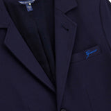 Giacca elegante con bottoni blu