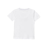 T-shirt stampa mare logo bianco