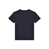 T-shirt stampa mare logo blu