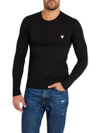T-shirt manica lunga core jersey nero