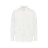 Camicia Sunset tech con tasca sul petto bianco