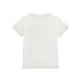 T-shirt stampa multilogo color bianco