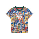 T-shirt stampa teddy allover fantasia