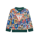 Felpa neonato stampa teddy allover fantasia