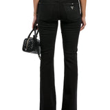 Jeans sexy flare black denim