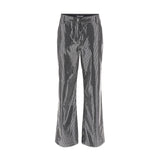 Pantalone Cassia sequins paillettes grigio