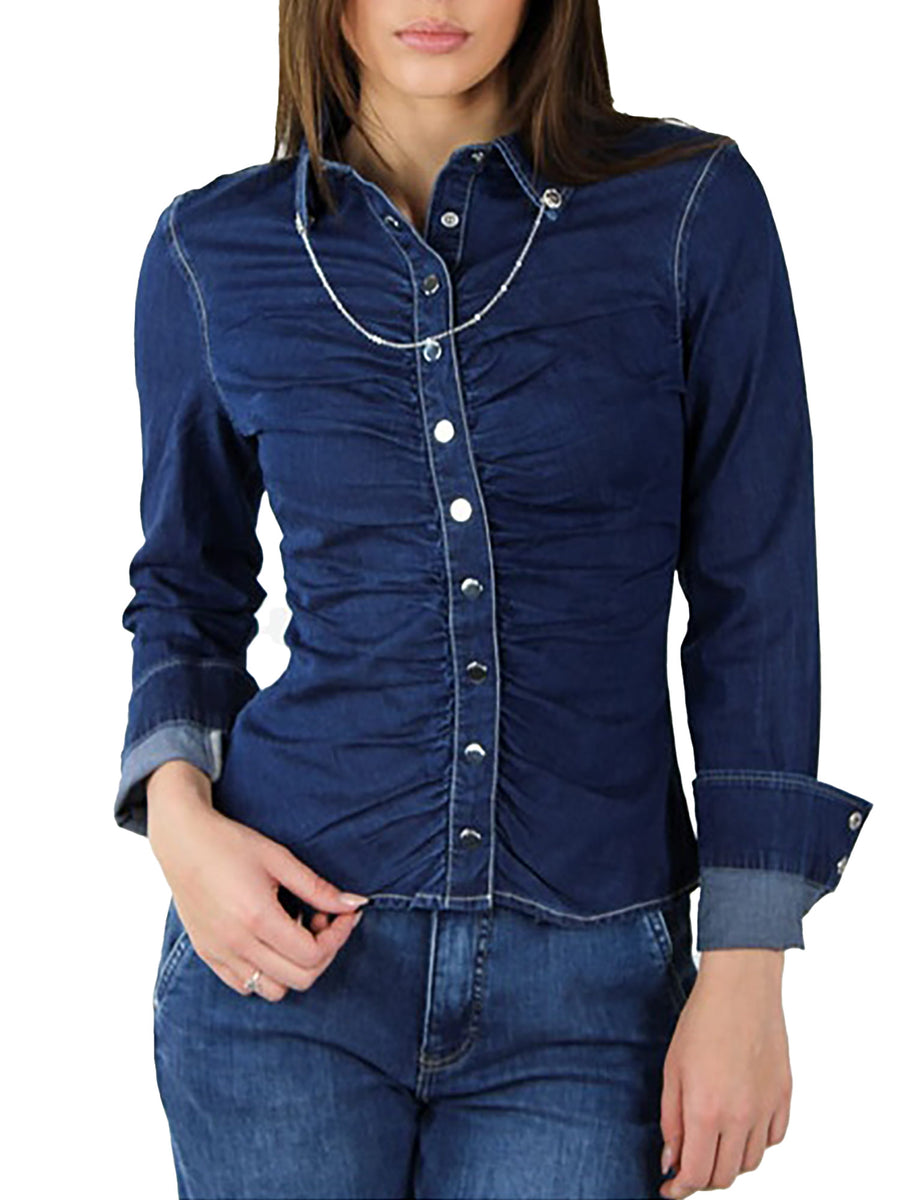 Camicia Alisha denim blu scuro