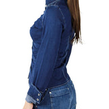 Camicia Alisha denim blu scuro