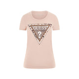 T-shirt cheeta logo triangle nude