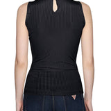 Top a costine Eve nero