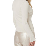 Cardigan con bottoni gioiello Eden beige
