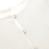 Cardigan con bottoni gioiello Eden beige