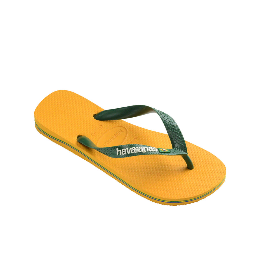 Infradito Brasil logo giallo