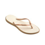 Infradito Slim Point oro/beige