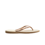 Infradito Slim Point oro/beige