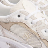 Sneakers modern rugged runner beige/bianco antico