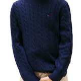 Girocollo kids a trecce blu
