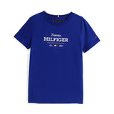 T-shirt teen 1985 Collection con logo blu medio