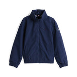 Giacca kids con zip e patch logo blu