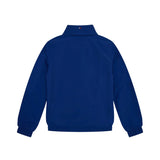 Giacca junior con zip e patch logo blu medio