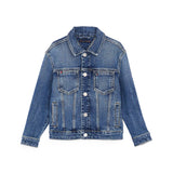 Giacca trucker oversize denim medio