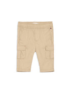 Pantaloni cargo neonato beige