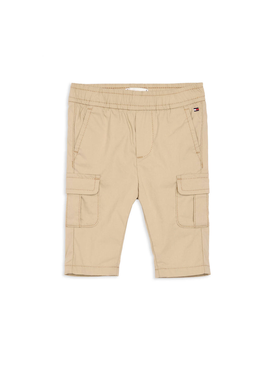 Pantaloni cargo neonato beige