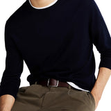 Girocollo smart casual blu