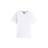 T-shirt regular fit con tasca sul petto bianco