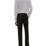 Pantaloni chino Flex straight fit nero