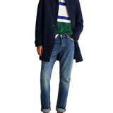 Cappotto idrorepellente ripiegabile blu