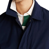 Cappotto idrorepellente ripiegabile blu