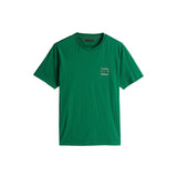 T-shirt logo sul petto verde