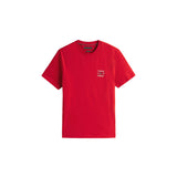 T-shirt logo sul petto rosso