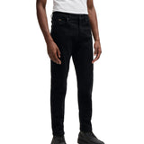 Jeans regular waist Maine stretch black denim