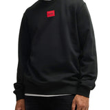 Felpa girocollo DIragol212 con box logo nero