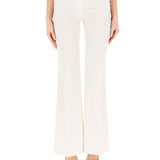 Pantalone chino palazzo avorio