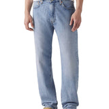 Jeans 555 relaxed straight denim chiaro